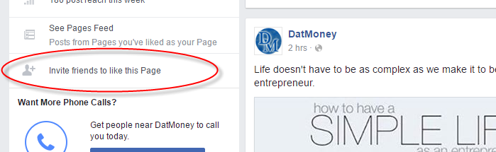 Invite Facebook Friends